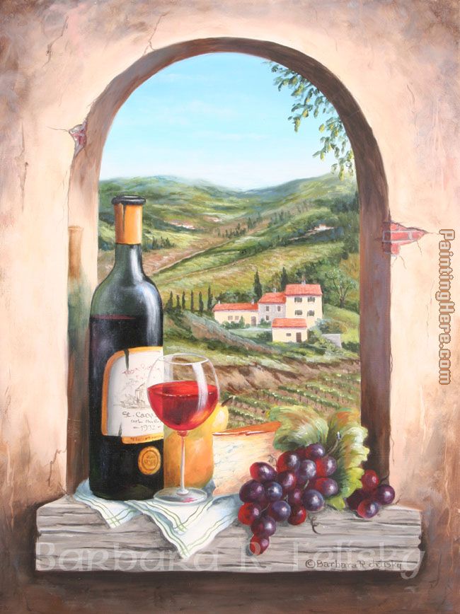 Bottle With A View painting - Barbara Felisky Bottle With A View art painting